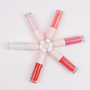 ملمع شفاه لامع ومكثف، نباتي، مقاوم للماء -  Shining Coating Lip Gloss Volumizing Glitter Lip Gloss Vegan Waterproof