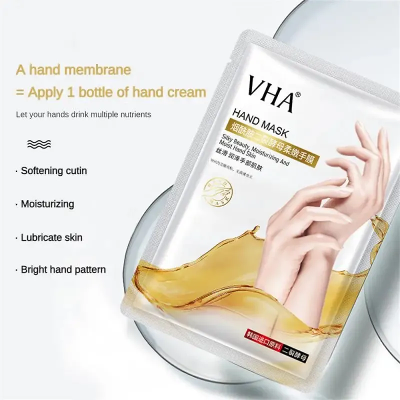 10 Pairs Nicotinamide Goat Milk Moisturizing Exfoliating Nourishing Hand & Foot Masks