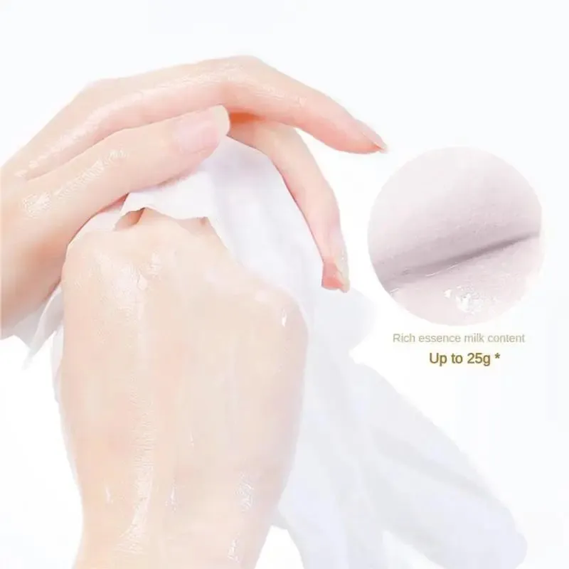 10 Pairs Nicotinamide Goat Milk Moisturizing Exfoliating Nourishing Hand & Foot Masks