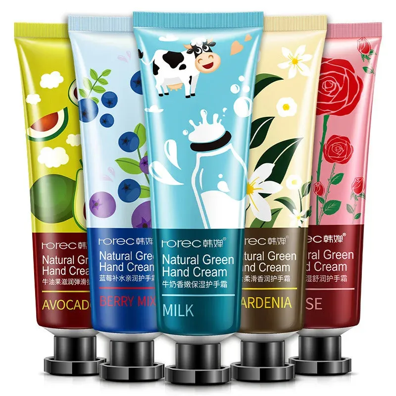 5 Piece Fruity Hand Cream Set For Nourished Hands