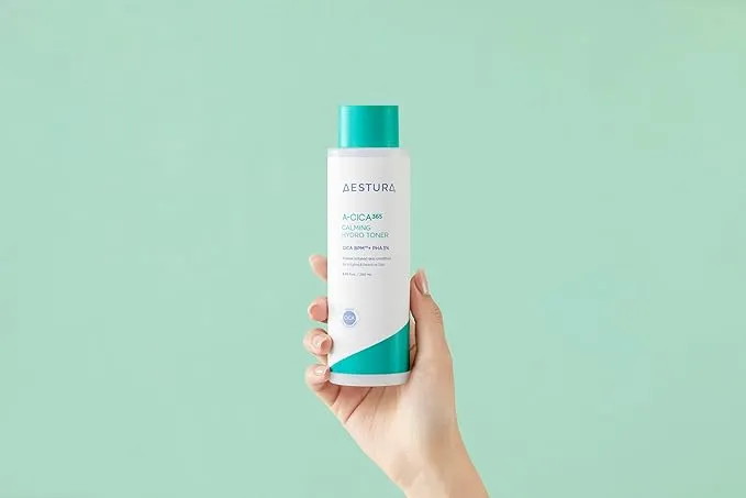 AESTURA A-CICA365 Calming Hydro Toner, Daily Soothing Toner for Sensitive Skin, CICA BPM Complex, PHA 3%, Dead Skin Cell Care, Dermatologist Tested, Korean Skin Care, 8.56 Fl Oz.