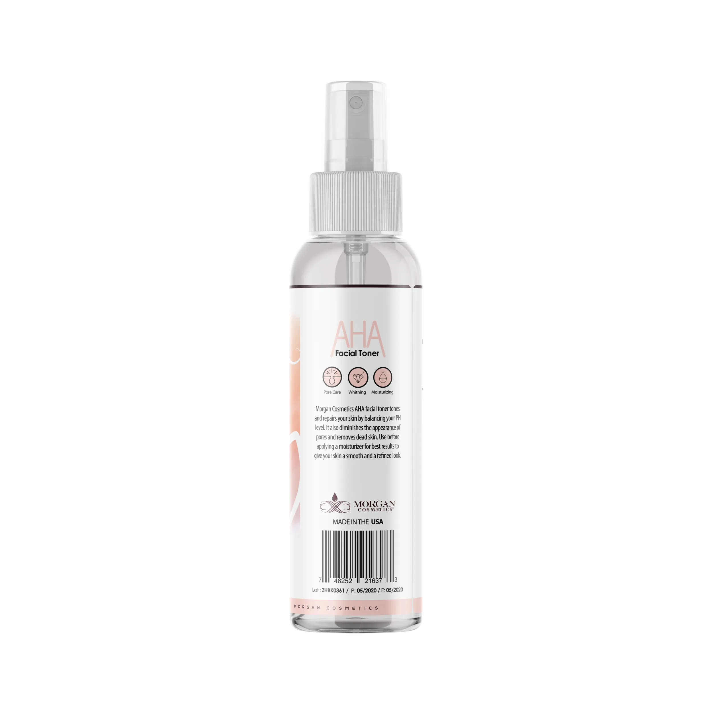AHA Facial Hydrating Toner (4 Oz) by Morgan Cosmetics