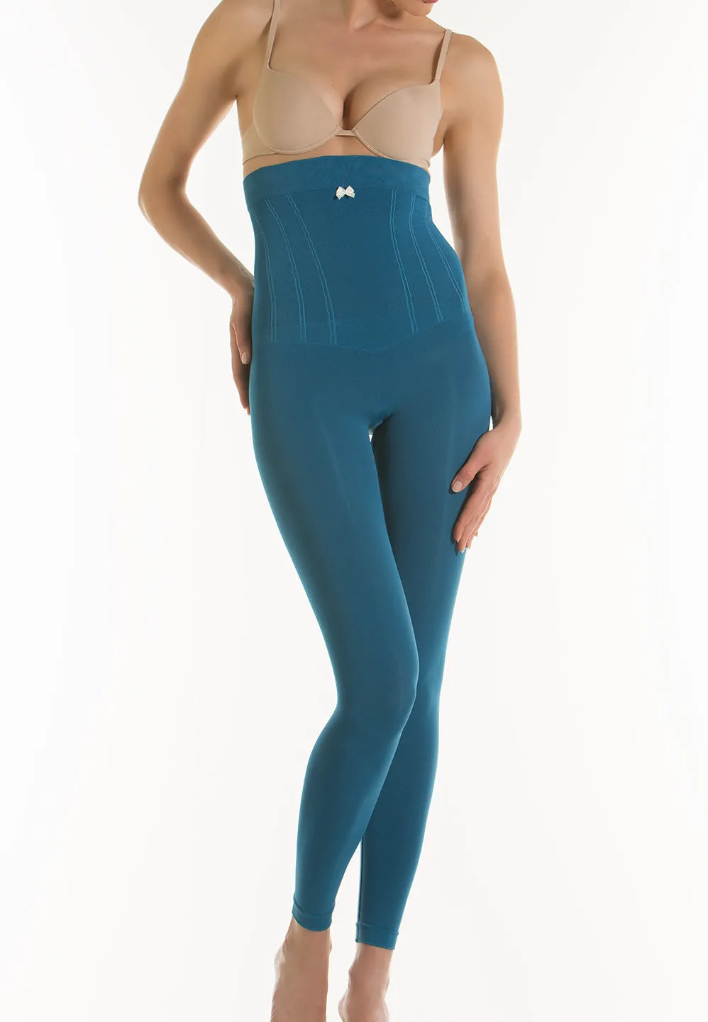 ATOM GOLD High-Waisted Push-Up Control and Moisturizing Leggings