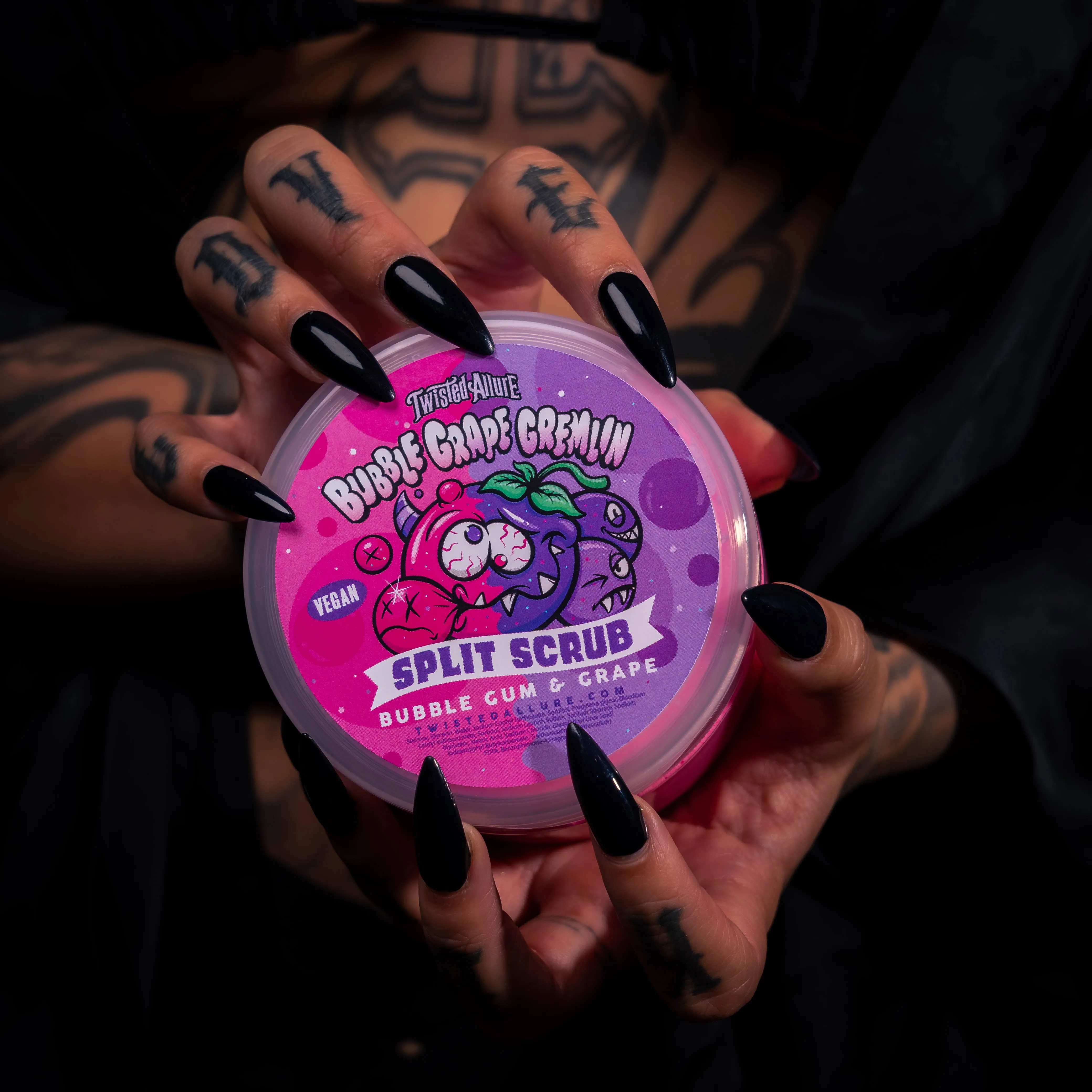 Bubble Grape Gremlin Split Scrub