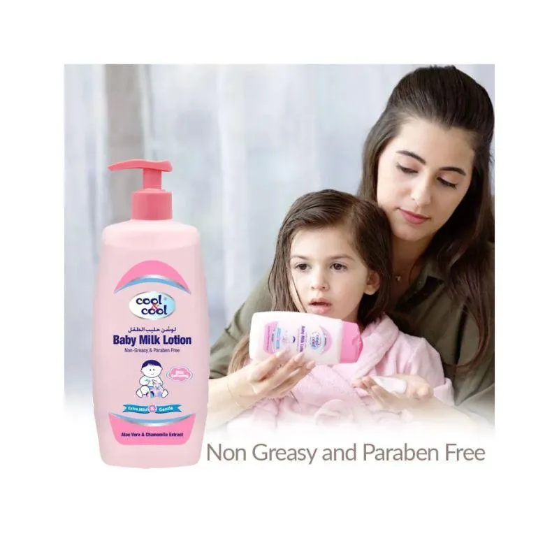 Cool & Cool Baby Milk Lotion Pack of 4 - 500 ml