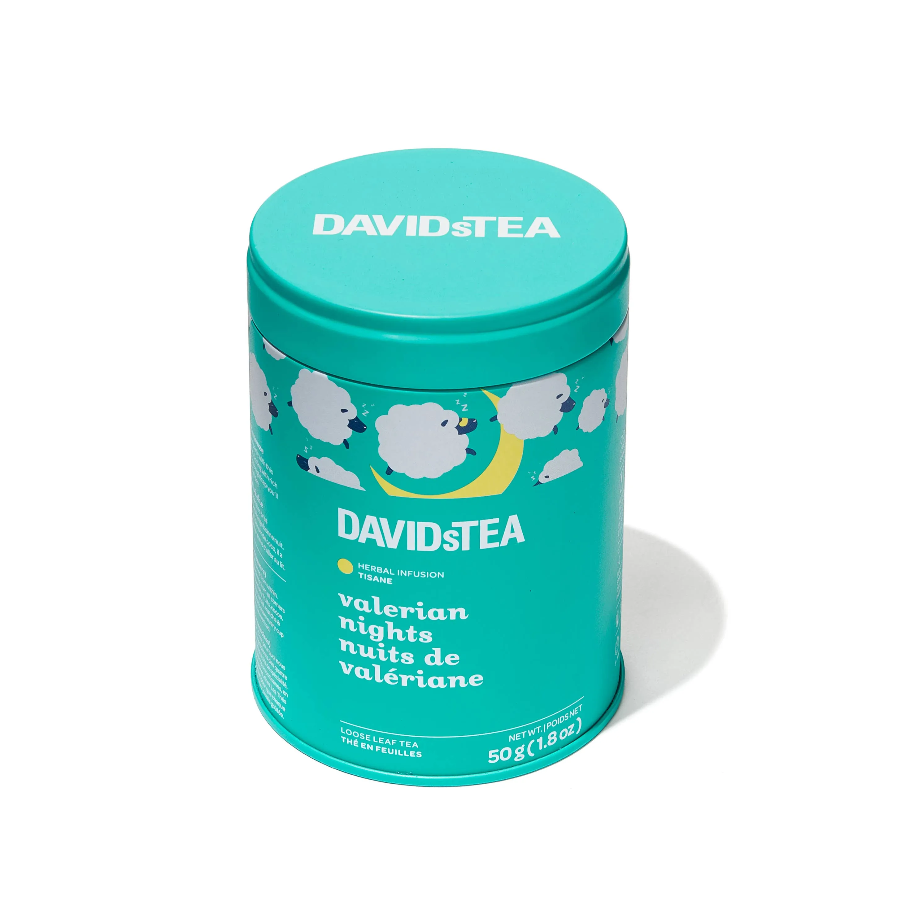 David Tea Loose Leaf Tea Tin || Valerian Night