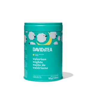 David Tea Loose Leaf Tea Tin || Valerian Night