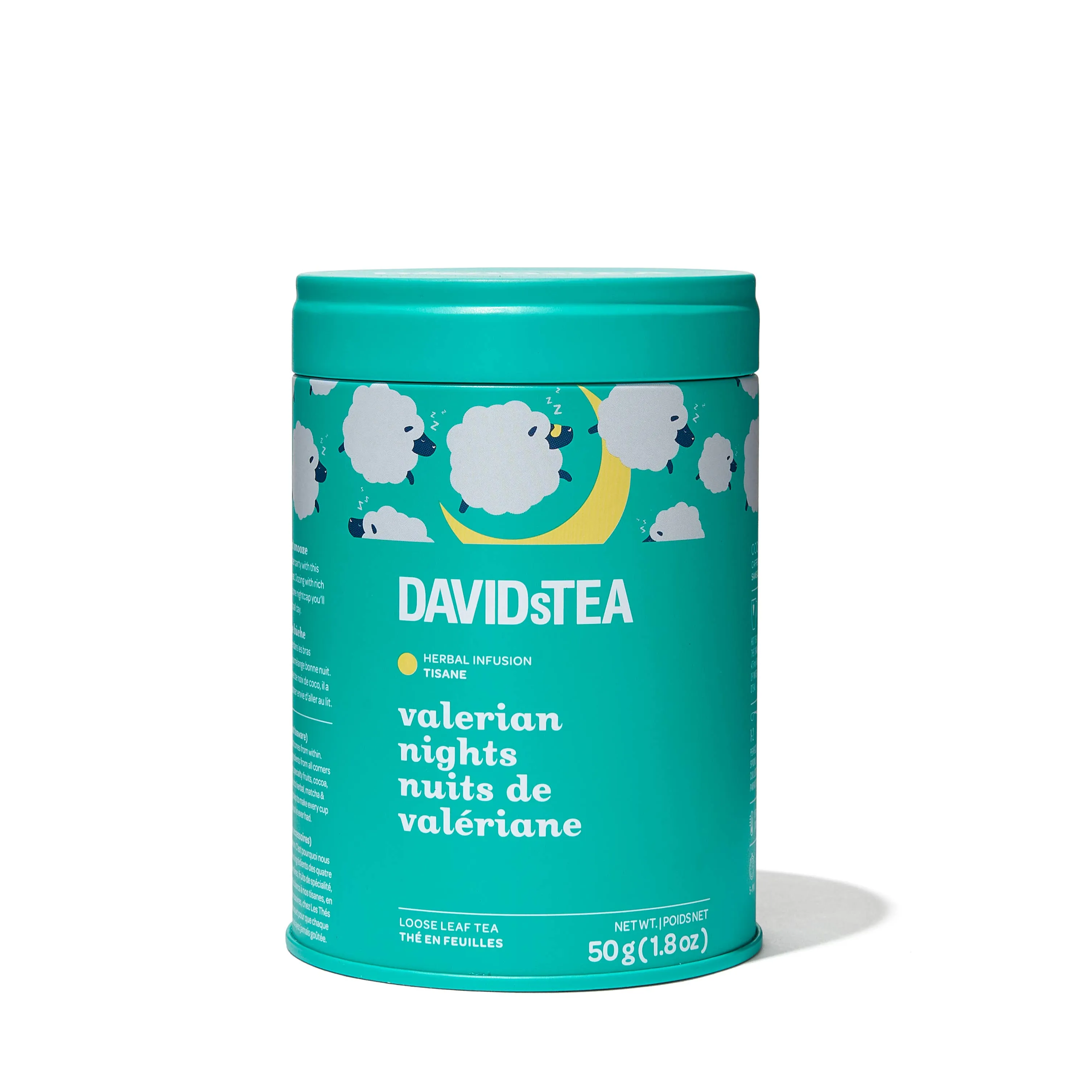 David Tea Loose Leaf Tea Tin || Valerian Night