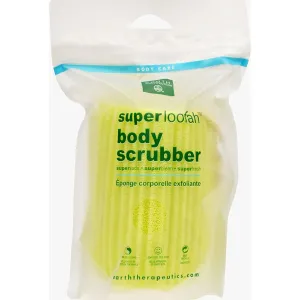 EARTH THERAPEUTICS - Super Loofah Body Scrubber Green - 1 Scrubber