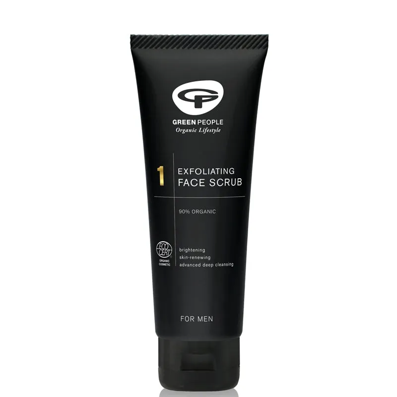 Green People Exfoliating Face Scrub for Men 100ml