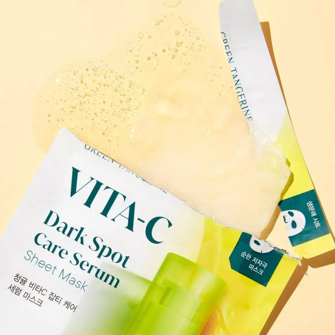 Green Tangerine Vita C Dark Spot Care Serum Sheet Mask (1 sheet)