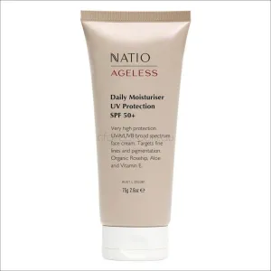 Natio Ageless Daily Moisturiser UV Protection SPF 50  75g