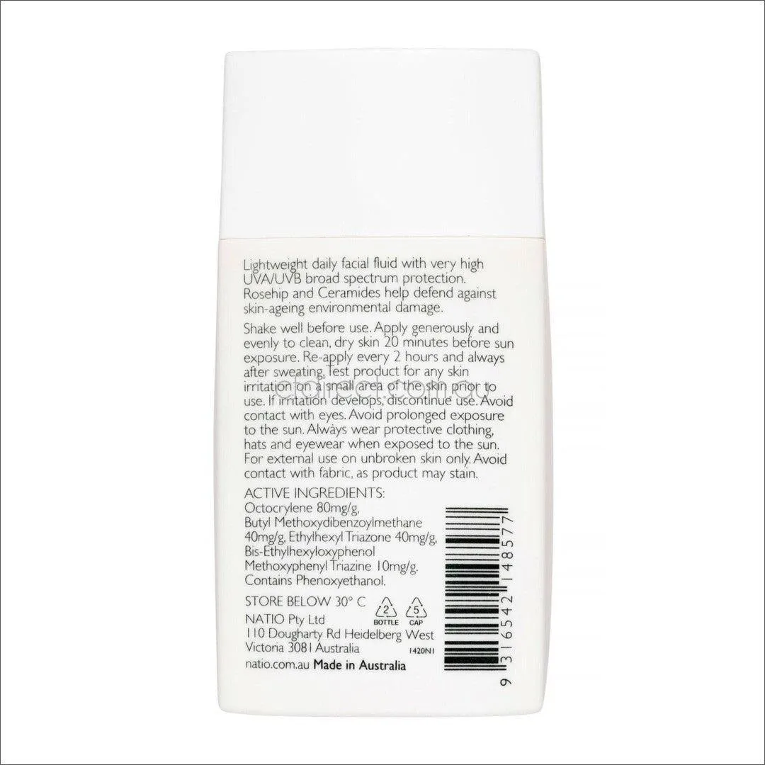 Natio Ageless Hydrating Face Fluid SPF 50  60ml