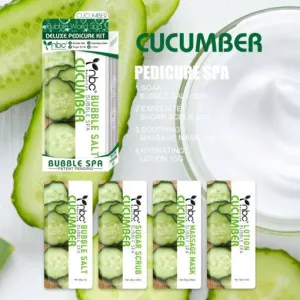 NBC Pedicure Spa Foot Care In A Box 4 Step Set - Cucumber Scent (Clearance)
