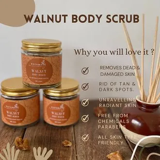 Organic Walnut Body Scrub | All Natural