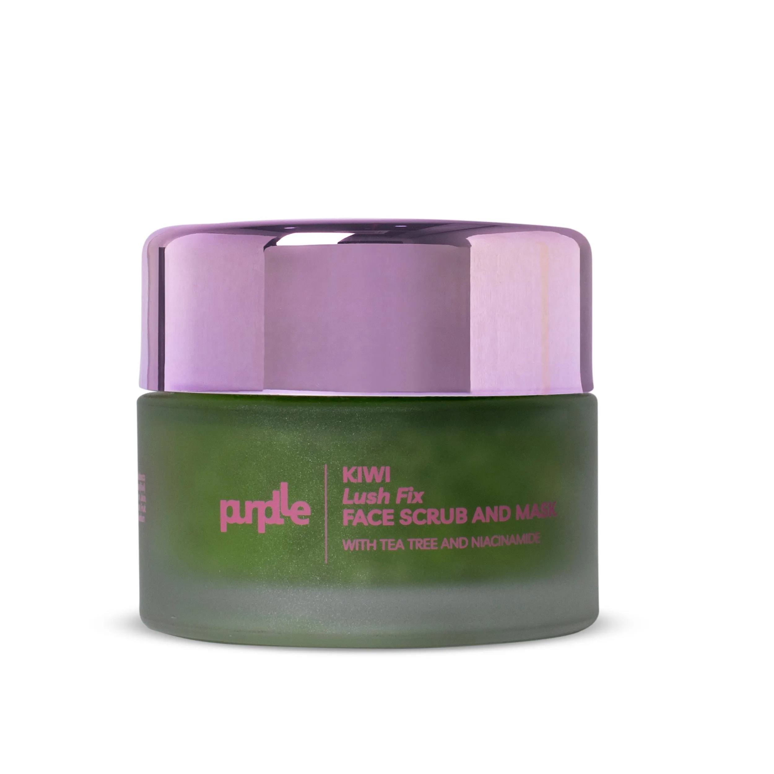 Purplle Kiwi Lush Fix Face Scrub and Mask with Tea Tree and Niacinamide (50 gm)