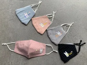 STAR SPOTTED KIDS MASKS- VIOLET