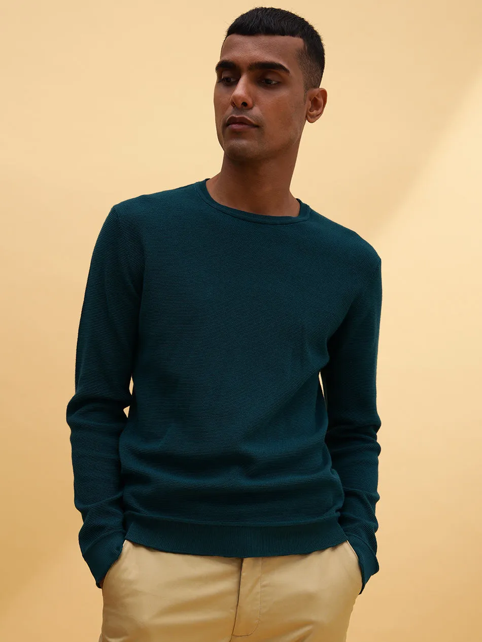 TEAL LONG SLEEVED TEE