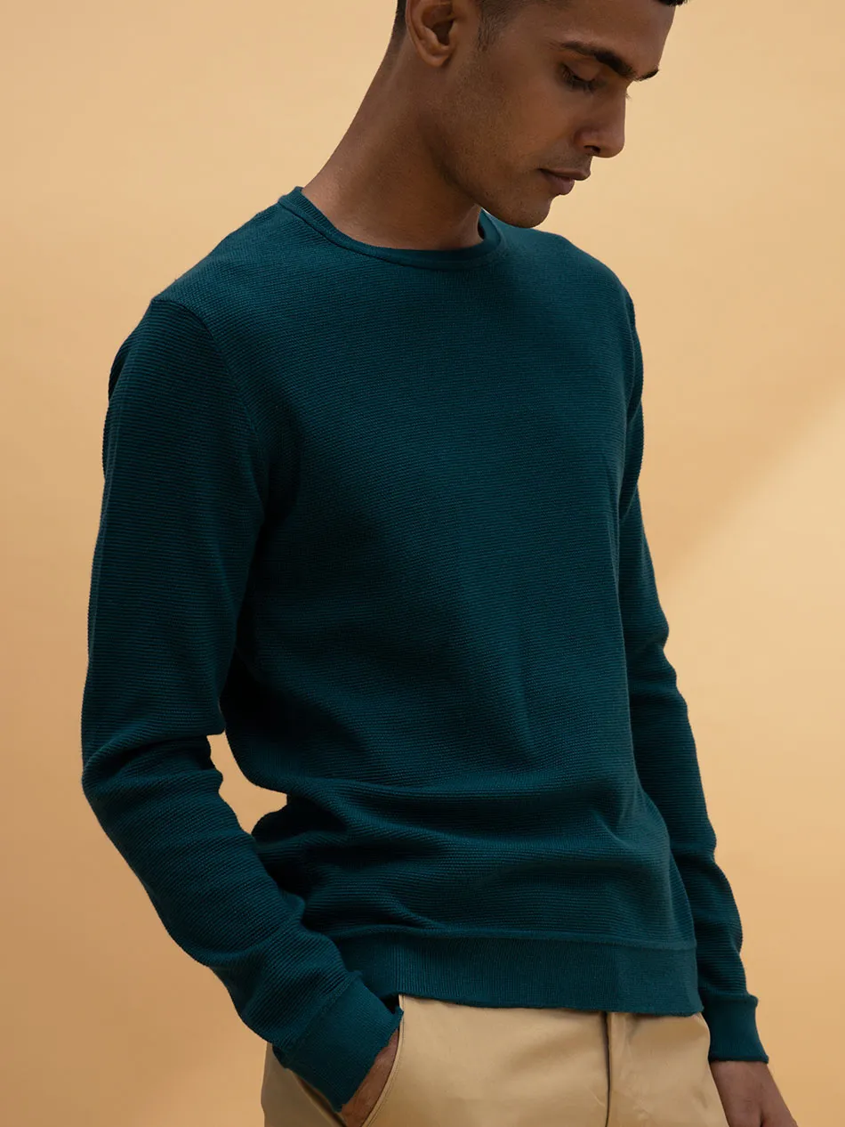 TEAL LONG SLEEVED TEE