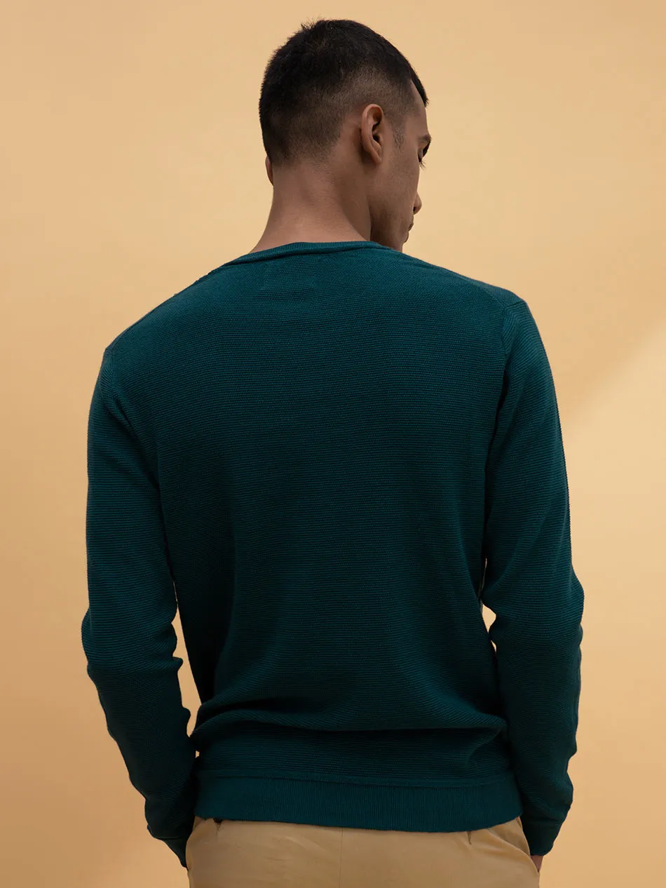 TEAL LONG SLEEVED TEE