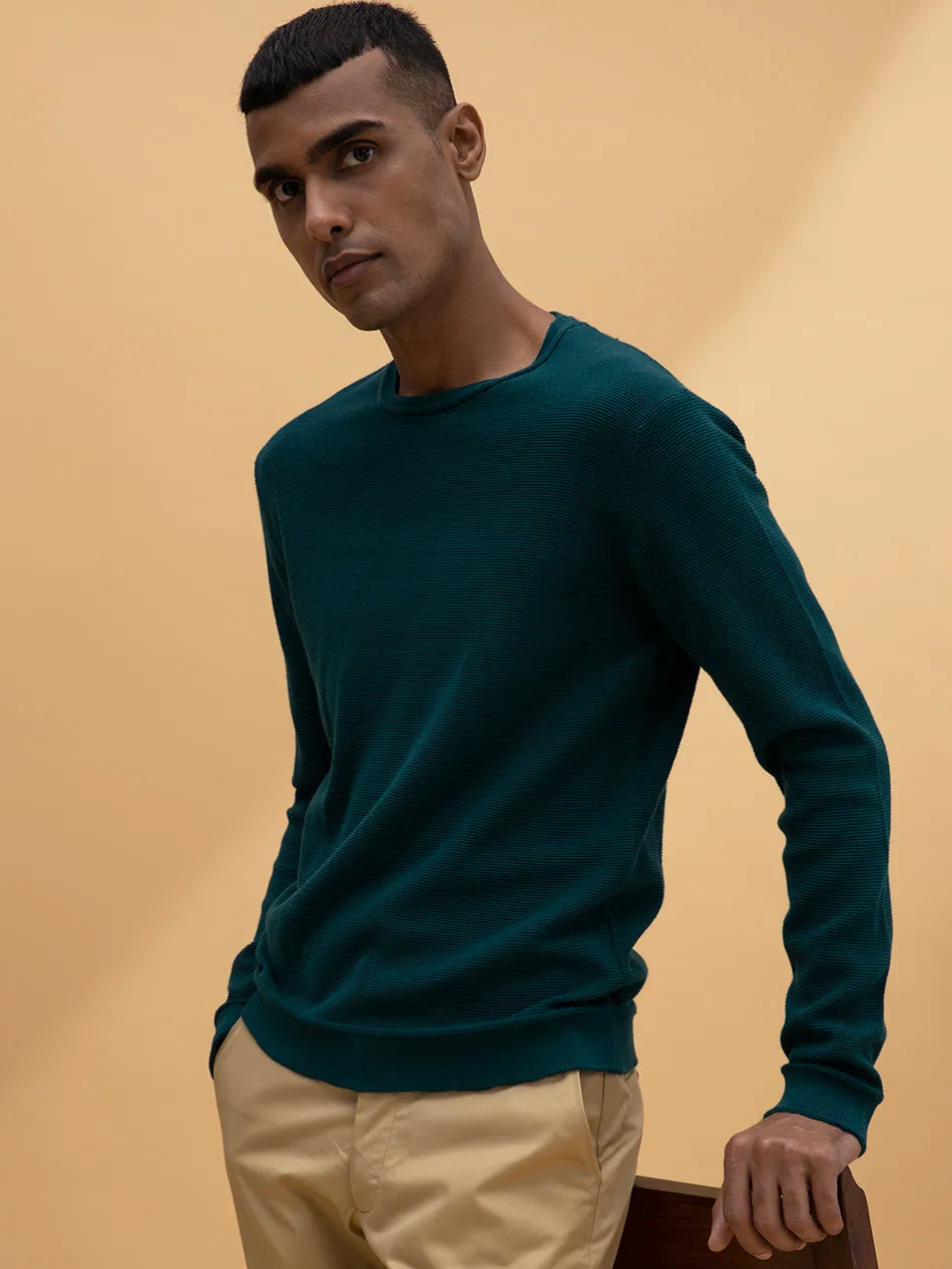 TEAL LONG SLEEVED TEE
