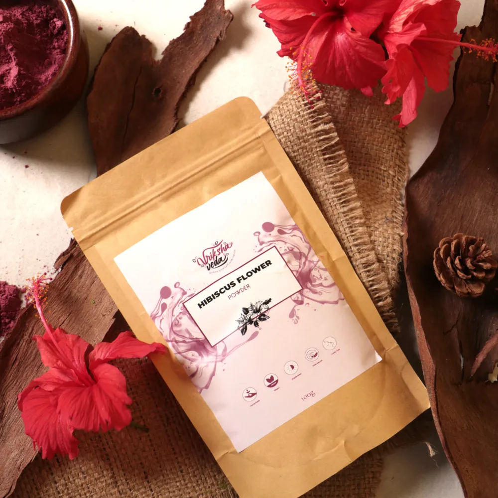 Vriksha Veda Hibiscus Flower Powder 100gm